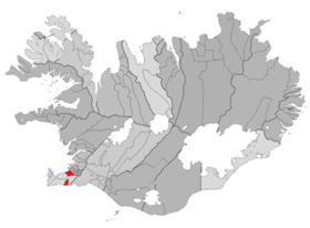 Localisation de Hafnarfjarðarkaupstaður