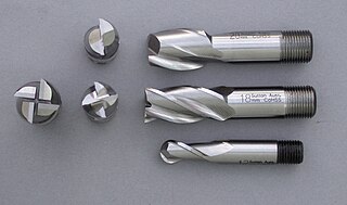 <span class="mw-page-title-main">End mill</span> Milling cutter designed to cut axially