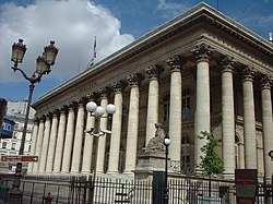 Palais Brongniart, Pariisin pörssin historiallinen rakennus.