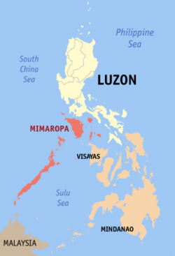 Vị trí MIMAROPA tại Philippines