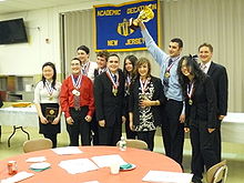 Rutherford Academic Decathlon wins New Jersey state championship for the second consecutive year. RutherfordAcDec.jpg