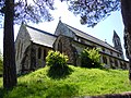 North side of the church, as seen from School Hill