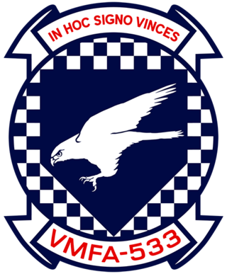 <span class="mw-page-title-main">VMFA-533</span> United States Marine Corps fighter attack squadron