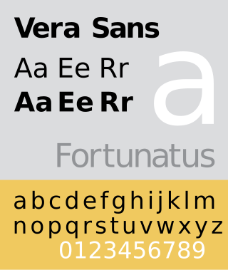 <span class="mw-page-title-main">Bitstream Vera</span> Typeface series from Bitstream