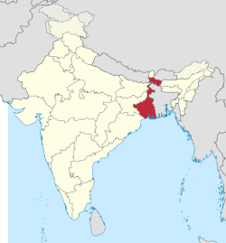 Bengala Occidentale - Localizzazione