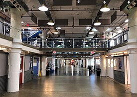 A view of the Art Center's interior