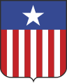 Escudo de armas de Liberia en 1889