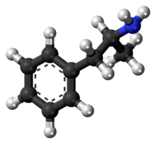 A 3d image o the amphetamine compoond