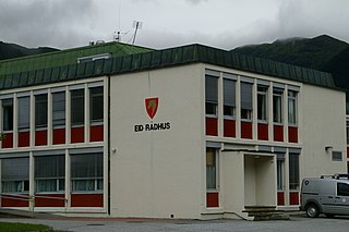 <span class="mw-page-title-main">Nordfjordeid</span> Town in Western Norway, Norway