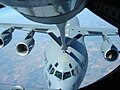 A KC-135 refueling a C-17