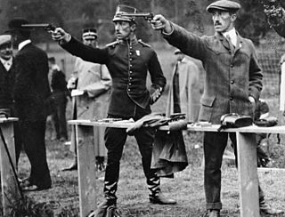 <span class="mw-page-title-main">Shooting at the 1912 Summer Olympics – Men's 50 metre team pistol</span> Olympic shooting event