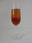 Kir royal au champagne.