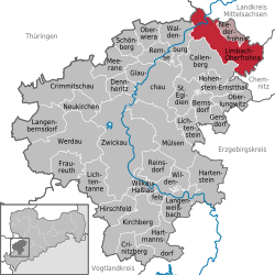 Limbach-Oberfrohna – Mappa