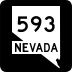 State Route 593 marker