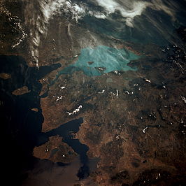 Zee van Marmara satellietfoto