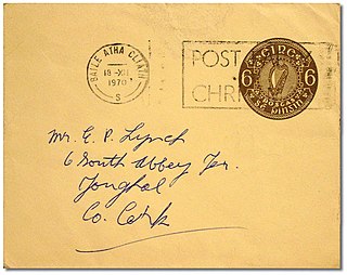 <span class="mw-page-title-main">Imprinted stamp</span> Stamp printed onto a piece of postal stationery