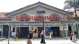 <span class="mw-page-title-main">Cimahi railway station</span> Railway station in Indonesia