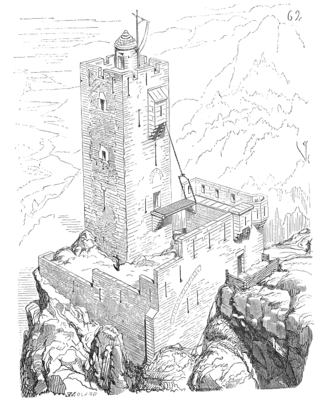 Artist's impression of a tower castle by Viollet-le-Duc Tour.isolee.png