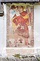 English: Gothic fresco of Saint Christopher at the south wall Deutsch: Gotisches Fresko des hl. Christophorus an der S-Wand