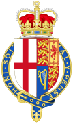 Arms of the Most Noble Order of the Garter (Royal Arms Variant).svg