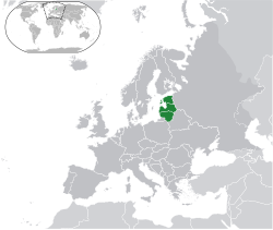 Member states of the Baltic Assembly (green).