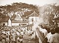 Ceremony at a Chinese Indonesian temple