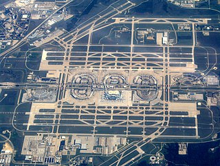 <span class="mw-page-title-main">Dallas Fort Worth International Airport</span> Airport in Irving serving the Dallas–Fort Worth metroplex area in Texas, United States