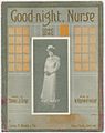 Cover of "Good-Night, Nurse" sheet (1912)