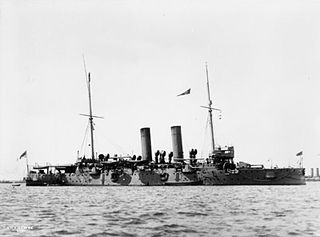 HMS <i>Hawke</i> (1891) Edgar-class protected cruiser of the British Royal Navy, in service from 1891 to 1914