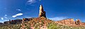 Left to rightː Egypt Rock, Kissing Couple, Grand View Spire, Independence Monument (centered), Pipe Organ (right).