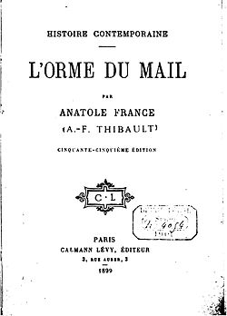 Image illustrative de l’article Histoire contemporaine (Anatole France)