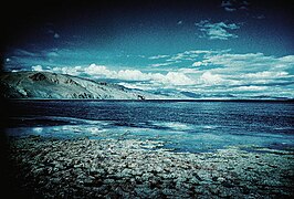 Het meer Manasarovar in Burang