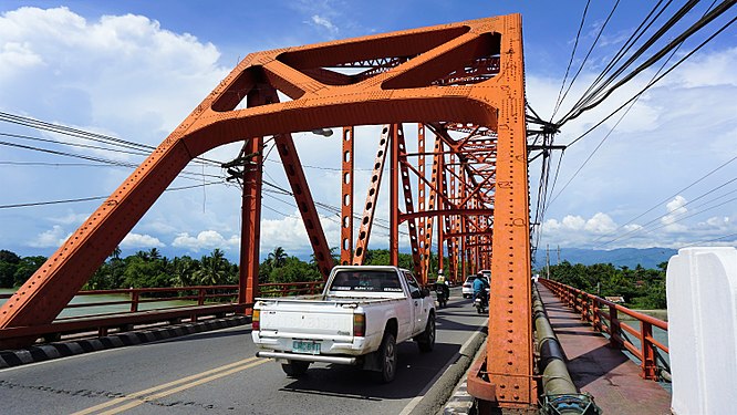 The Magsaysay Bridge in landscape image.