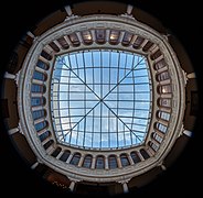 Glass roof of the museum of religious art in Teruel