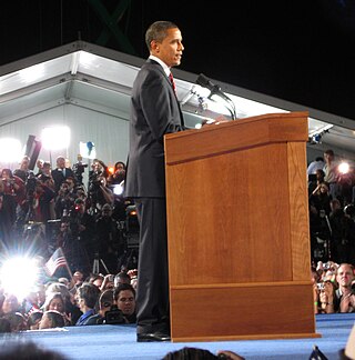 <span class="mw-page-title-main">Barack Obama 2008 presidential election victory speech</span> Presidential election victory speech