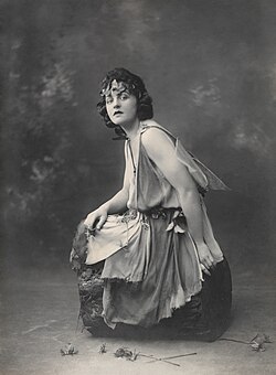 P.L. Travers, while appearing in the role of Titania in A Midsummer Night's Dream