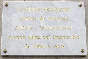 Plaque au no 46.