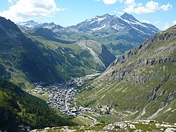 Skyline of Val-d'Isère