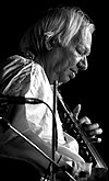 Ram Narayan at the 2010 Sawai Gandharva Music Festival in Pune, Maharashtra