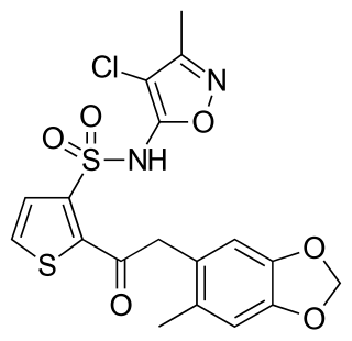 <span class="mw-page-title-main">Sitaxentan</span> Chemical compound