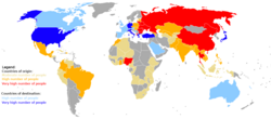 Trafficking of women, children and men