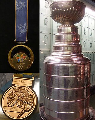 <span class="mw-page-title-main">Triple Gold Club</span> Prestigious group of award-winners in ice hockey