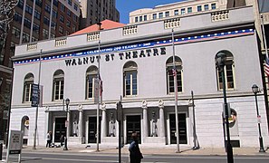 Walnut Street Theatre, the oldest continuously operating theatre in the English-speaking world