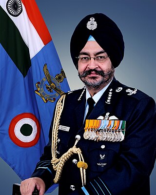 <span class="mw-page-title-main">Birender Singh Dhanoa</span> 25th Air Chief Marshal of the Indian Air Force