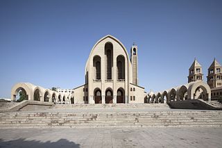 <span class="mw-page-title-main">Saint Mark's Coptic Orthodox Cathedral</span> Church in Cairo, Egypt