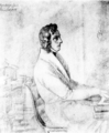 Jakob Götzenberger "Fryderyk Chopin at the Piano", 1838