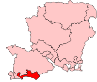 ChristchurchLymington1974Constituency.svg