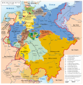 Königreich Bayern im Deutschen Bund 1816, mit der Pfalz