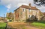 St. Radegund's Abbey Farmhouse and outhouse