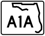 Straßenschild der Florida State Road A1A